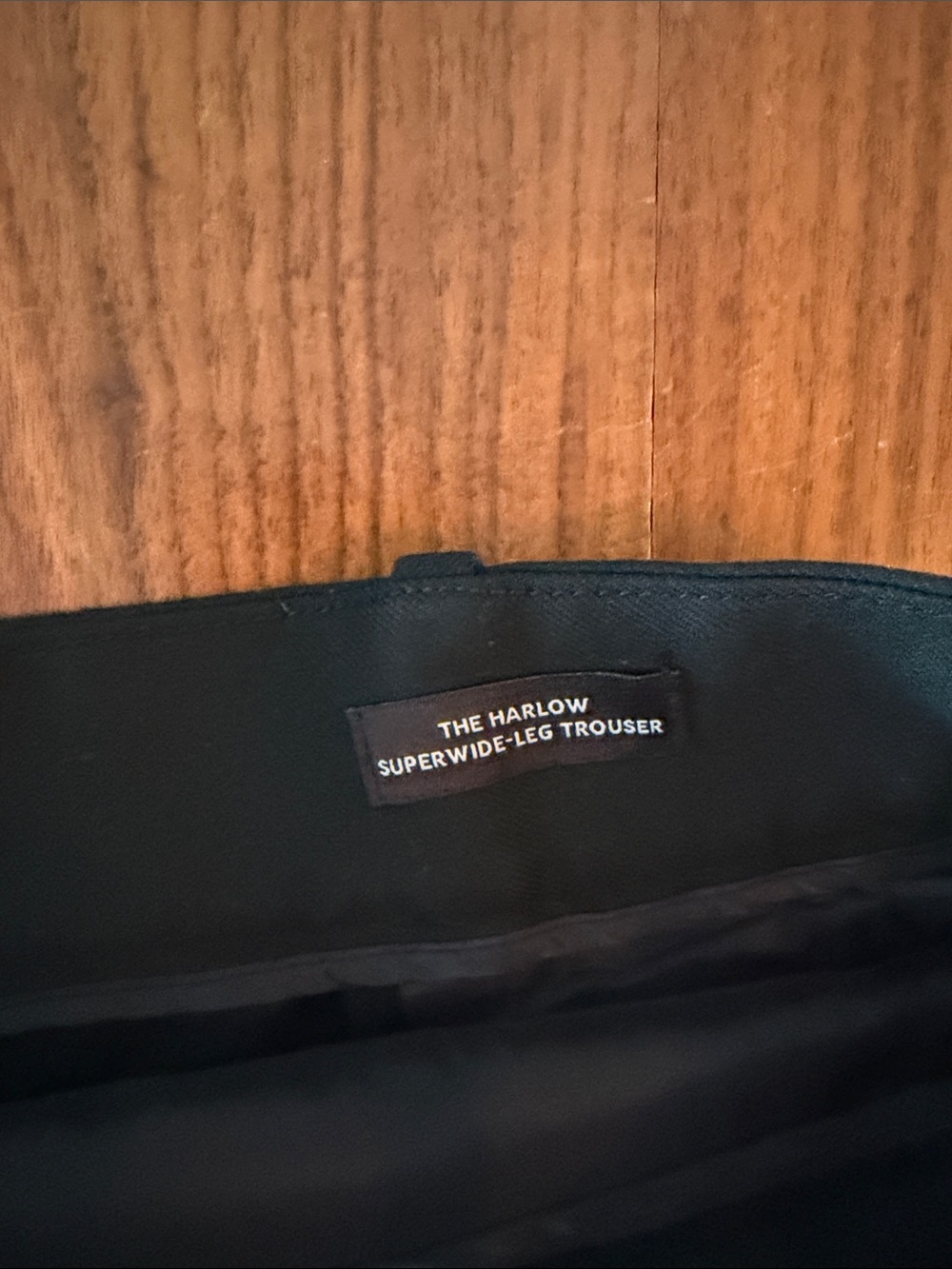 Madewell The Harlow Black Pleated Wide-Leg Trousers - Picture 5 of 5
